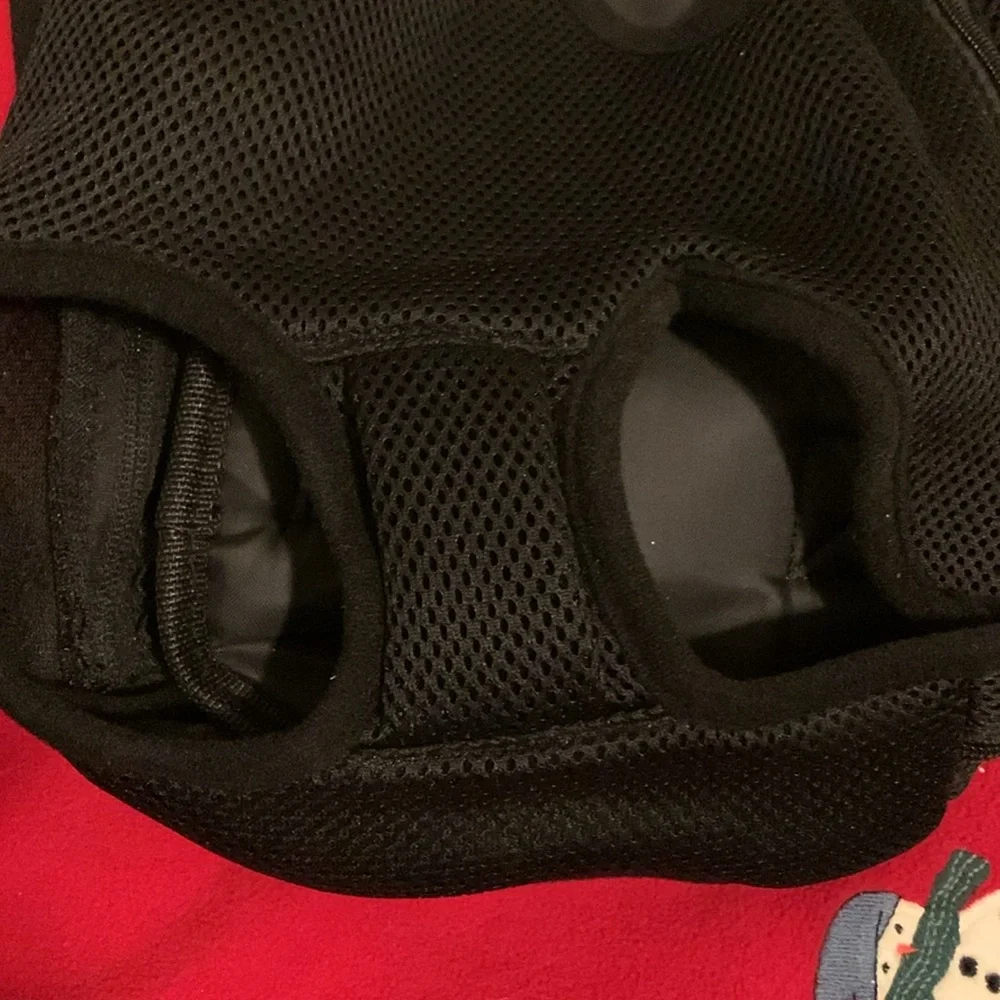 Pawaboo Black Pet Carrier with Side Zippers and Adjustable Straps